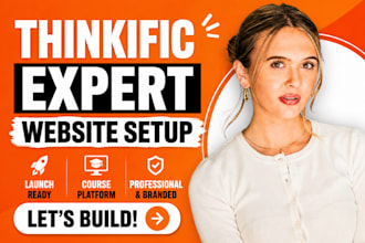 setup thinkific online course website thinkific custom branding thinkific expert