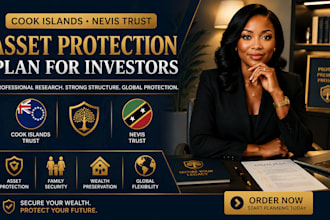 prepare cook islands nevis trust research and asset protection plan for investor