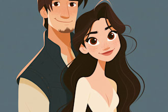 do disney cartoon portrait