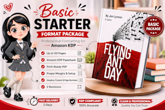 format your book for amazon KDP paperback hardcover