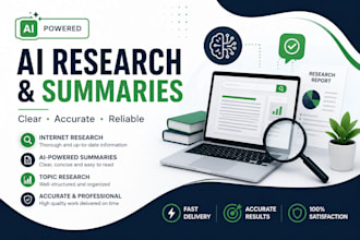 research any topic and provide clear ai summaries