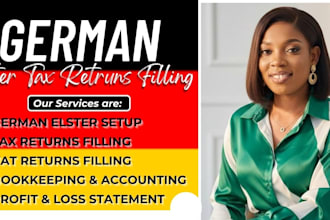 do german elster tax filling, vat returns, bookkeeping and tax services today