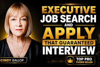 be your executive reverse recruiter and manage your confidential job search