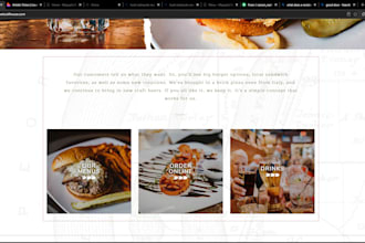 make your restaurant a website