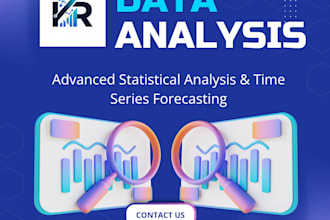 do advanced statistical analysis, time series forecasting