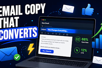 write high converting email copy and subject lines for your business