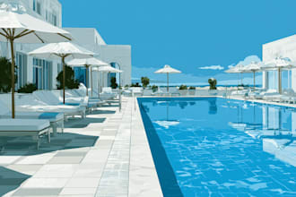 do draft swimming pool for construction
