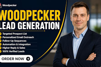 woodpecker lead generation email sales prospect list follow up sequence automate