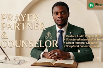 be your christian prayer partner and counselor