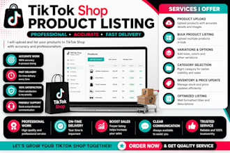 do tiktok shop product listing