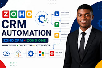be your zoho expert for zoho crm, zoho one, zoho automation and zoho consultant