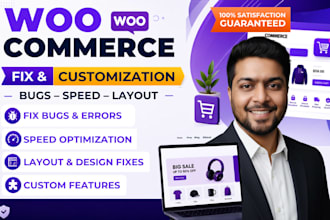 fix woocommerce bugs, errors, issues, checkout and customize woocommerce website
