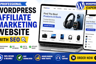 build a professional wordpress affiliate marketing website with SEO