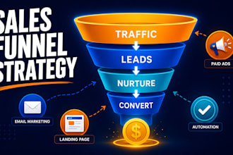design a complete sales funnel strategy