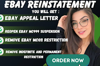 reinstate suspended ebay seller account remove ebay mc999 permanent suspension