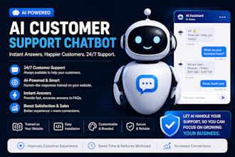 create an ai customer support chatbot for your business