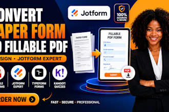 convert paper form to fillable pdf form design jotform expert typeform kahoot