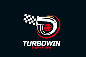 make motorsports car bike racing team or club logo