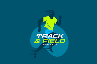 do running club, athletic t shirt sports event, fitness logo