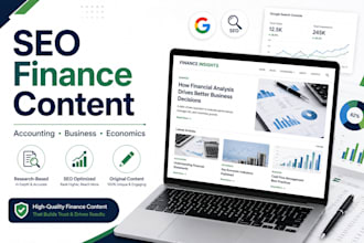 write SEO blog articles for finance and accounting