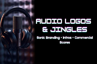 compose custom audio logo jingles and commercial intro music