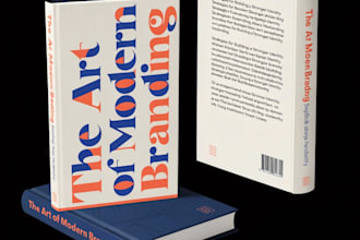 a professional book cover, ebook hardcover and dust jacket