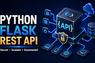 build a secure rest API using python flask