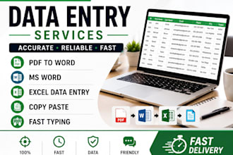 do data entry and typing