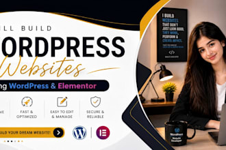 design a responsive wordpress website with elementor