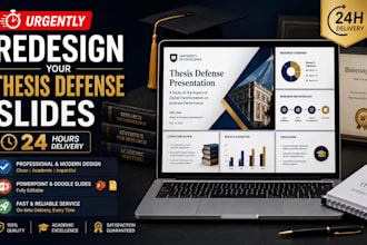 urgently redesign your thesis defense slides in 24 hours