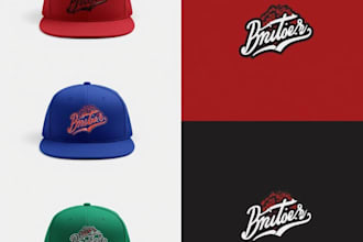 design custom cap and hat logo for you