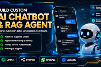 build custom ai chatbot and rag text agents