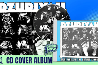 design an awesome cover for spotify, cd