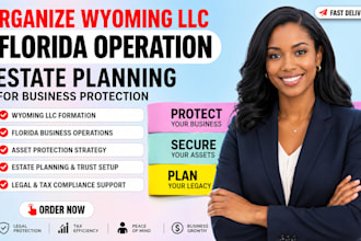 organize wyoming llc florida operation estate planning for business protection