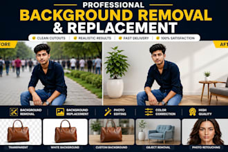 do background removal and editing