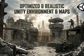 design unity game environment, unity game development, game level, game map