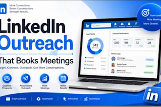 build a linkedin lead generation and outreach system that books meetings