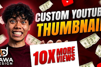design thumbnail for youtube, instagram, tiktok