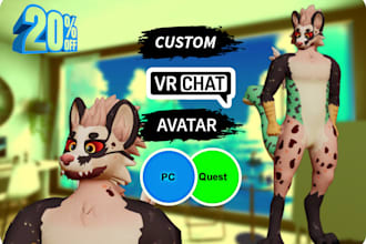 do custom 3d vrchat avatar furry avatar commission toggles nsfw furry avatar