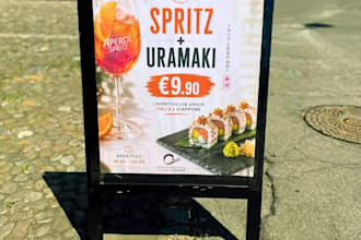 restaurant flyer and billboard design