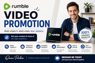 do rumble video promotion, rumble channel marketing