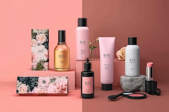 modern and professional packaging design