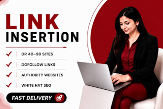 provide premium link insertions on authority websites