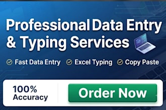do professional data entry work