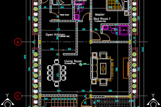 do professional architectural cad drafting in autocad
