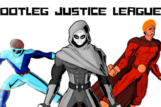 create an awesome illustrated comic book cover