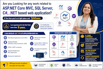 develop asp dot net core mvc web application