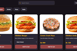 create a restaurant online ordering system