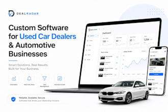 develop custom software for used car dealers and automotive businesses