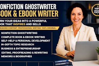 write nonfiction ghostwriter book ebook writer story writing ebook ghost book